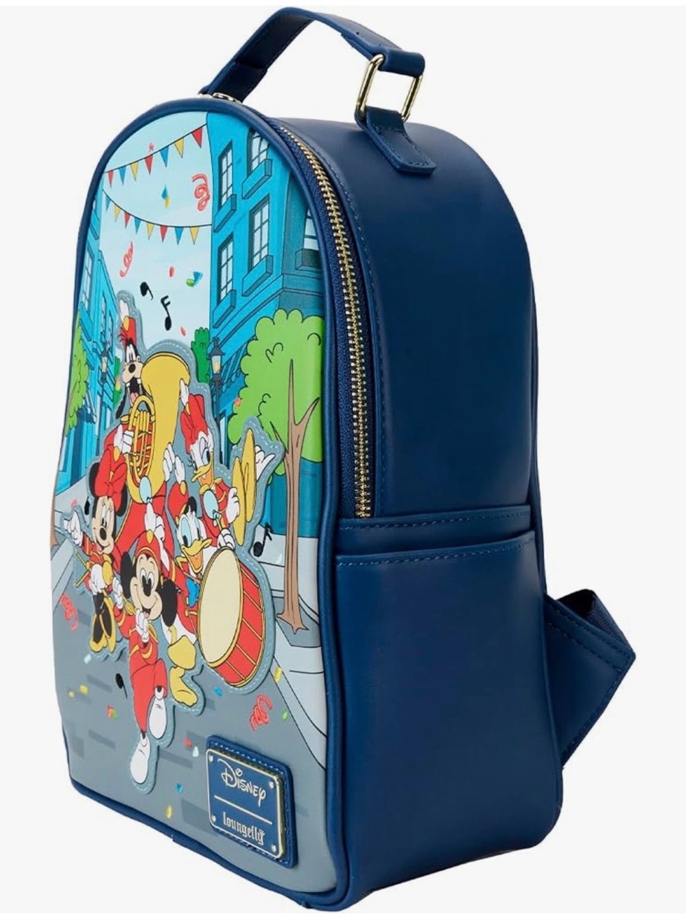 Loungefly Disney Mickey & Friends Marching Band Mini Backpack EUC - Picture 4 of 4